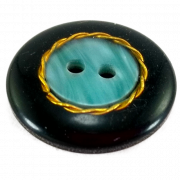 Botón Negro con Verde